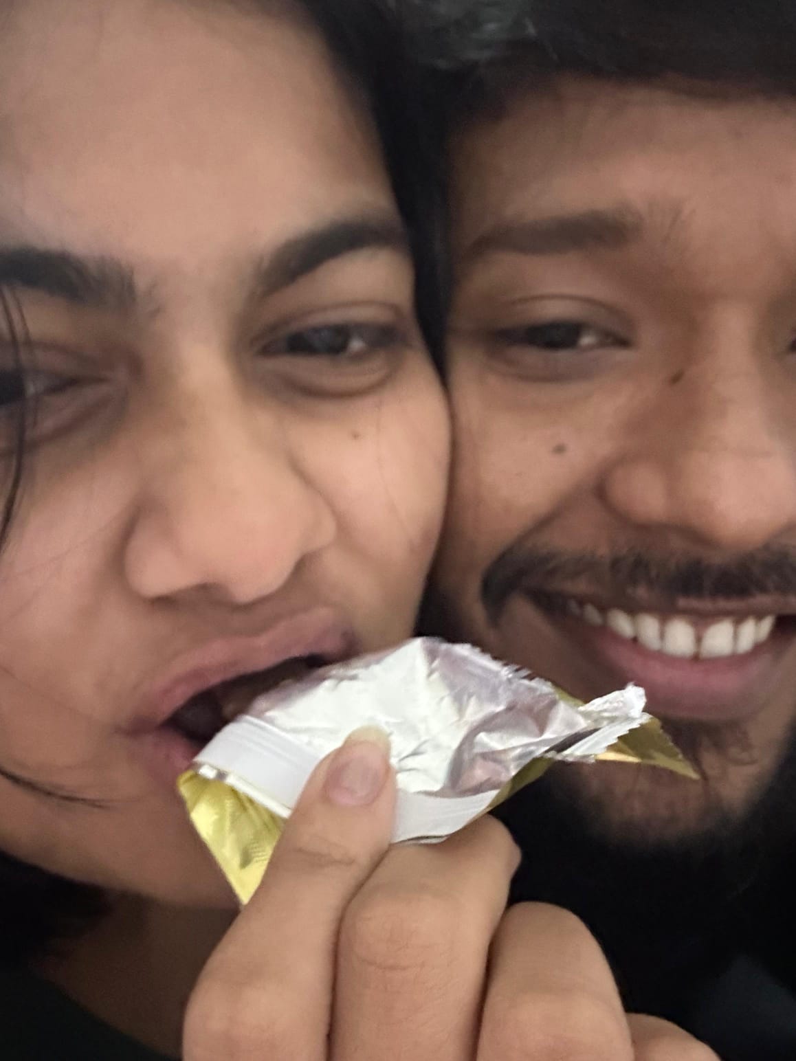 A cute moment together